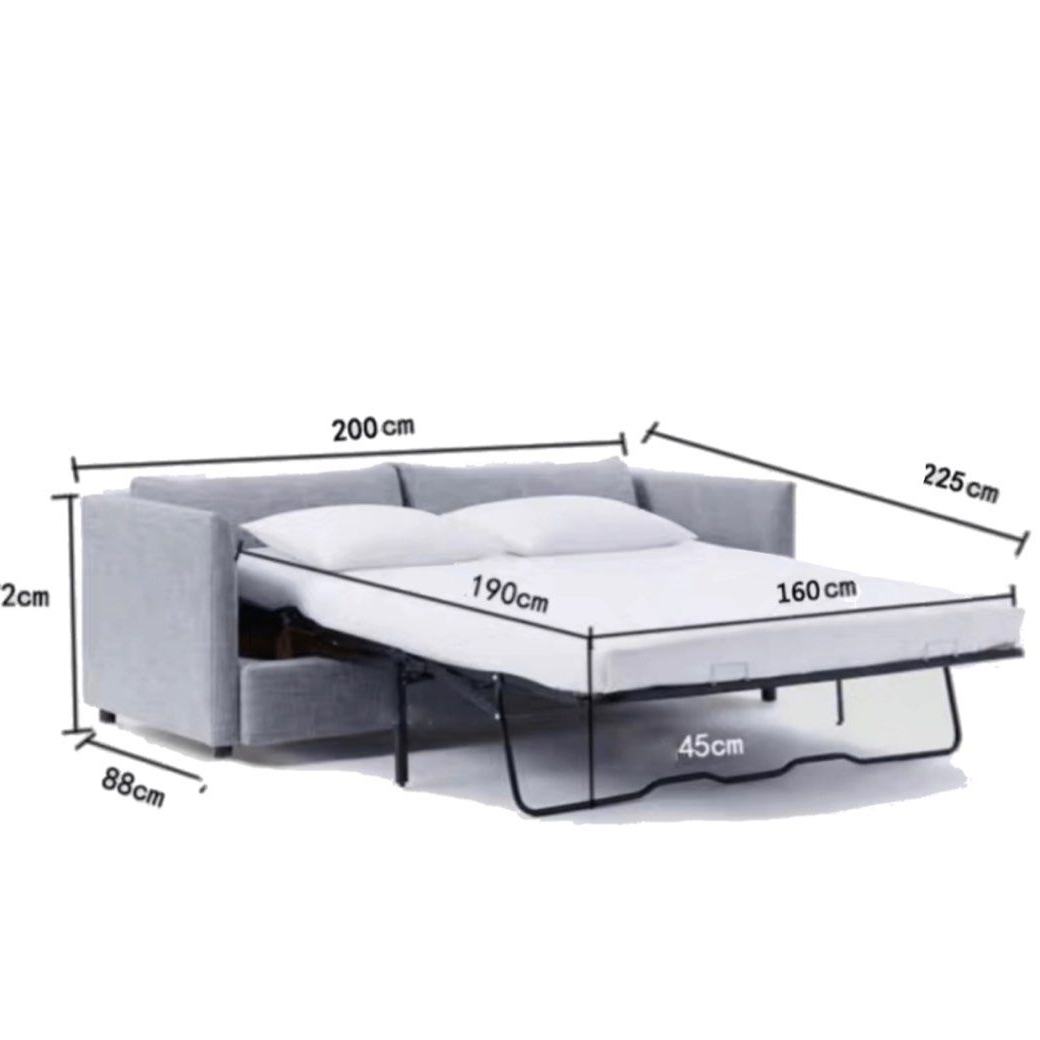 LAVARO Modern Fabric Sofa Bed
