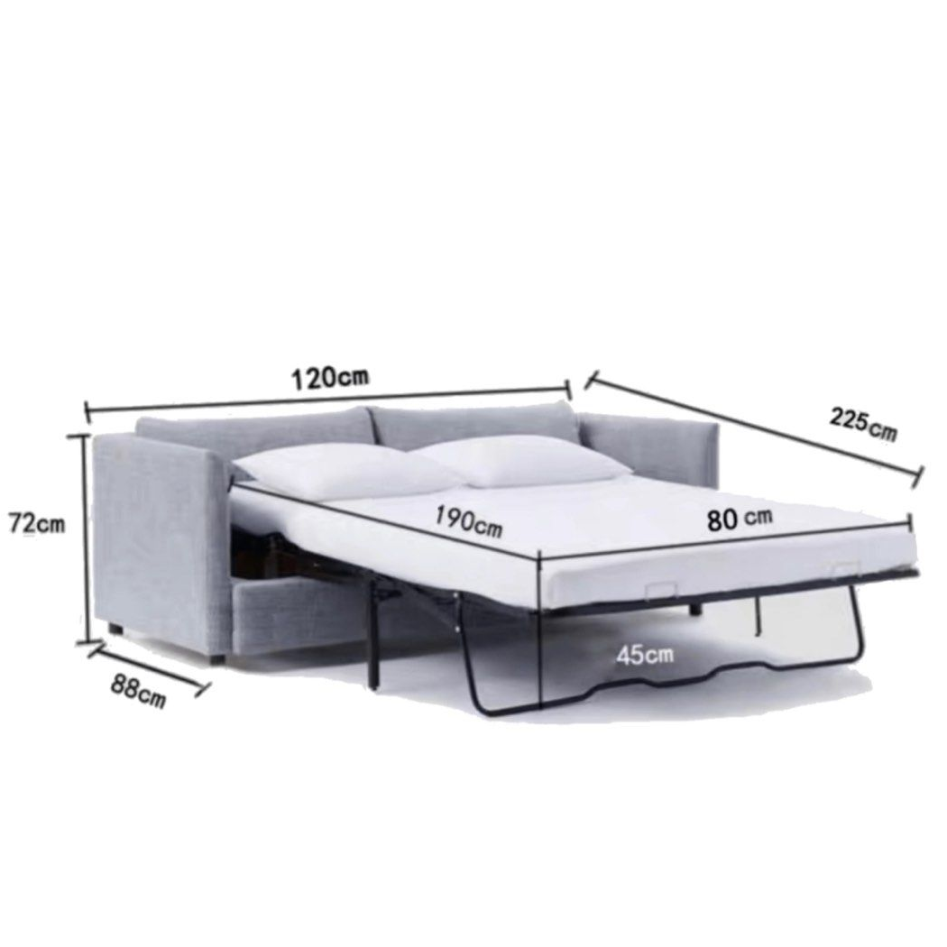 LAVARO Modern Fabric Sofa Bed