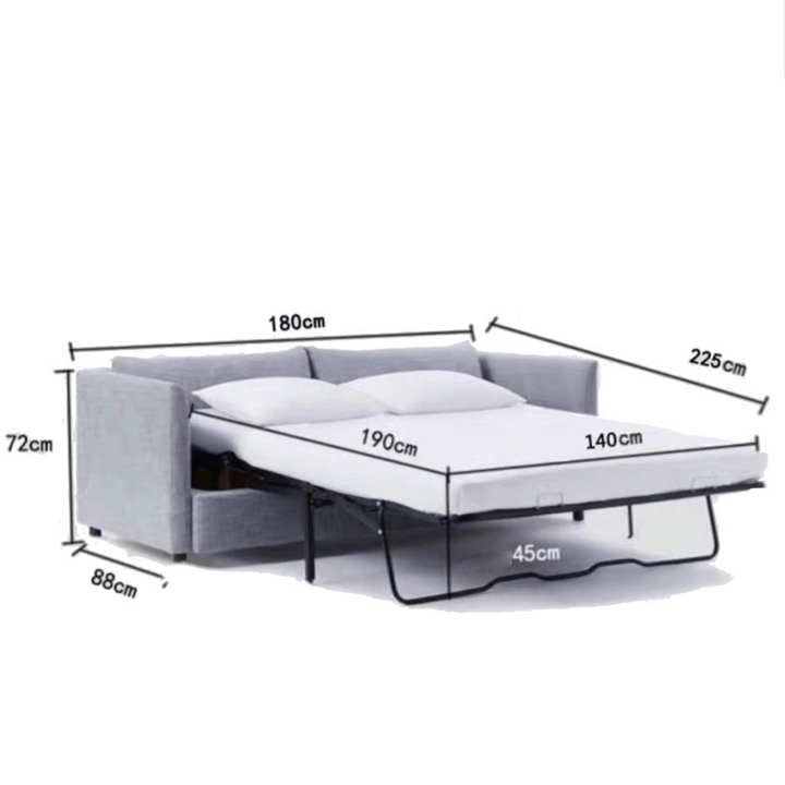 LAVARO Modern Fabric Sofa Bed