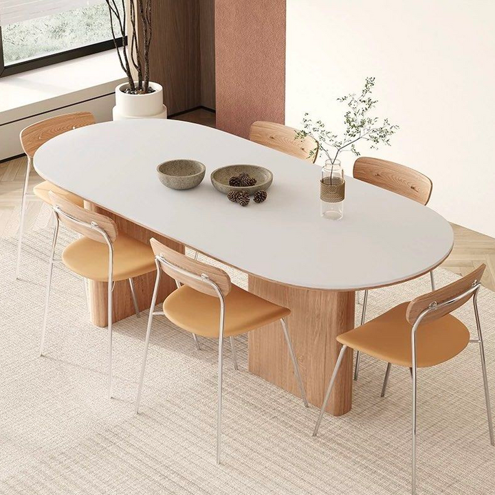 EVEREST Japandi Sintered Stone Dining Table