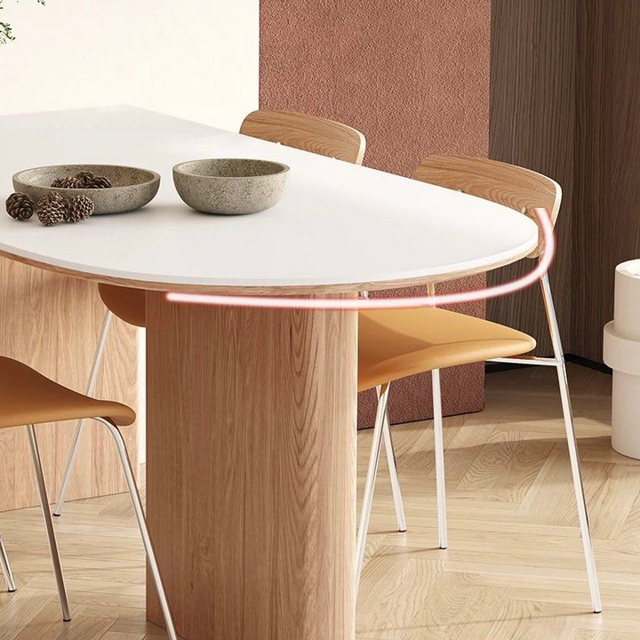 EVEREST Japandi Sintered Stone Dining Table