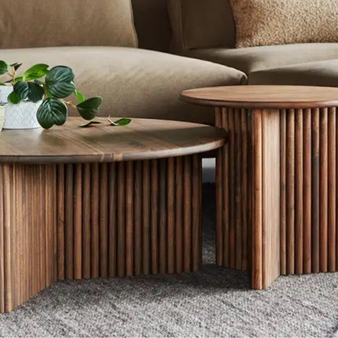 BESTO Modern Solid Wood Coffee Table