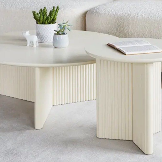BESTO Modern Solid Wood Coffee Table