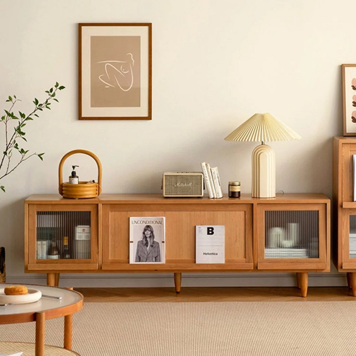 KYMA Solid Wood Tv Stand