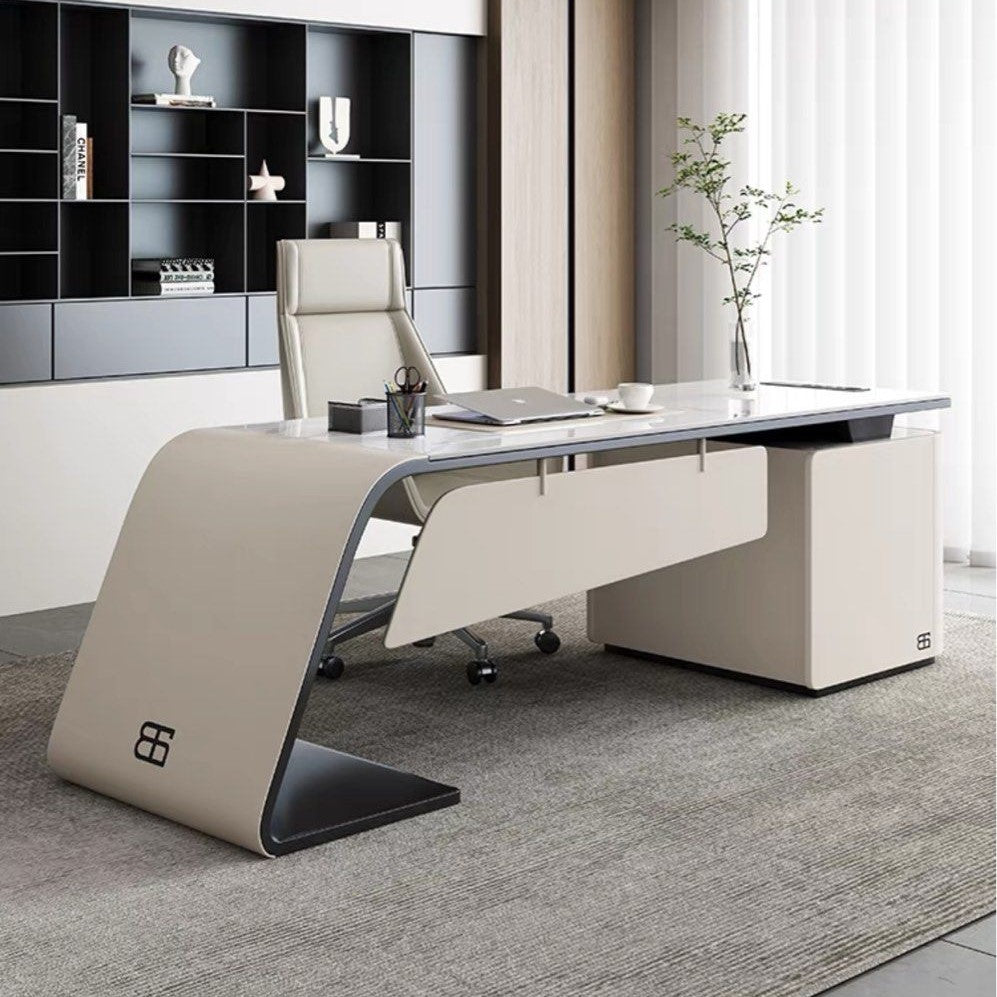 LUCIN Modern Sintered Stone Study Desk