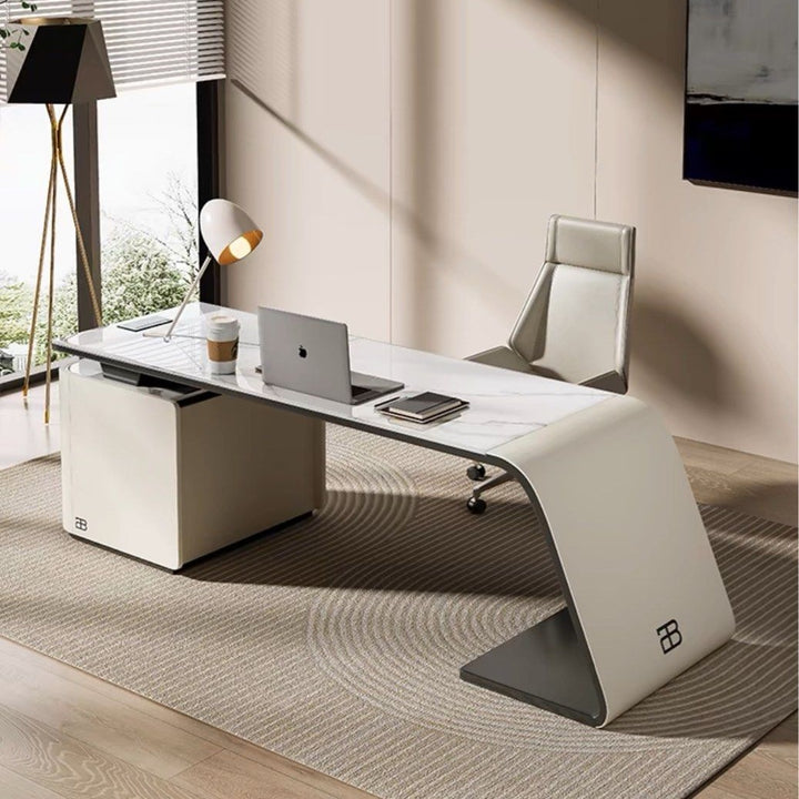 LUCIN Modern Sintered Stone Study Desk