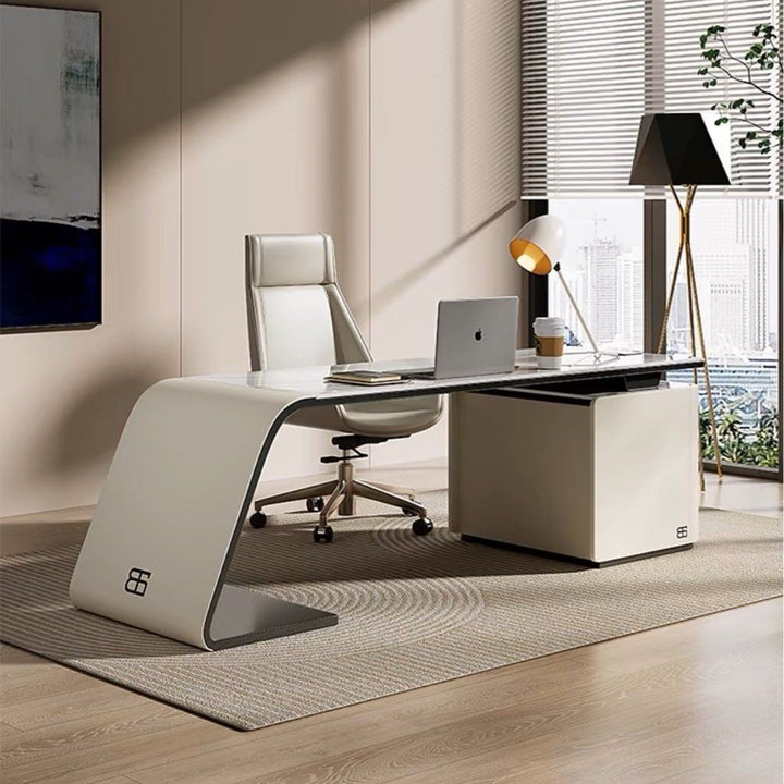 LUCIN Modern Sintered Stone Study Desk