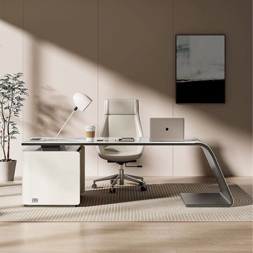 LUCIN Modern Sintered Stone Study Desk