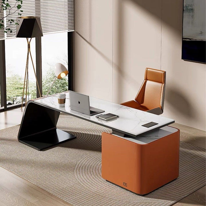 LUCIN Modern Sintered Stone Study Desk