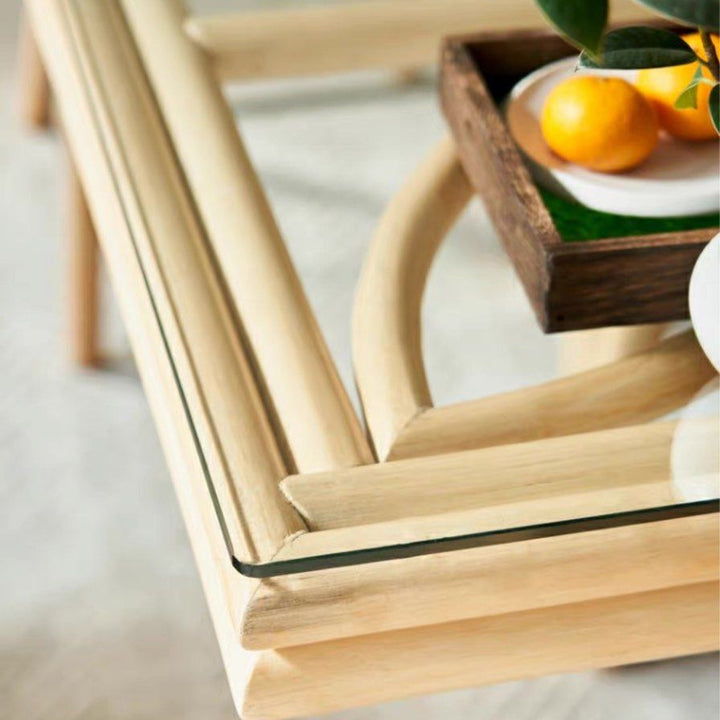 KAILANI Rustic Rattan Dining Table