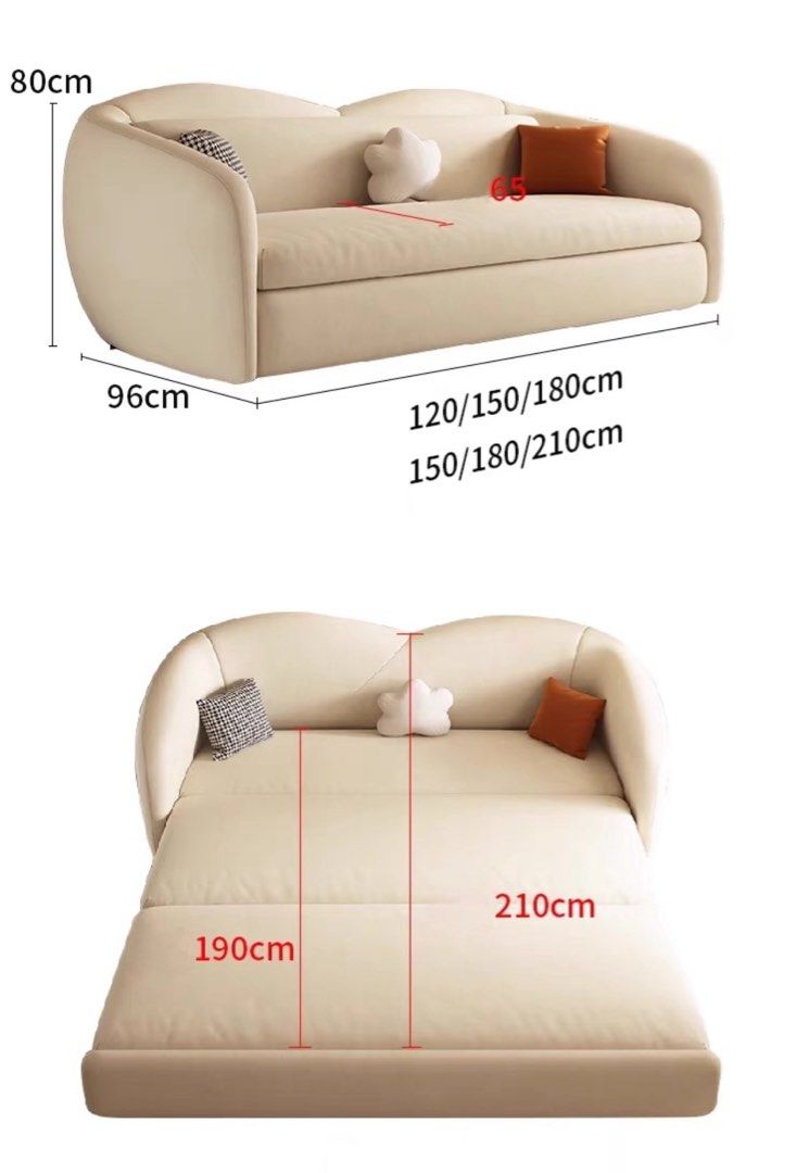 KAVRIN Modern Storage Sofa Bed