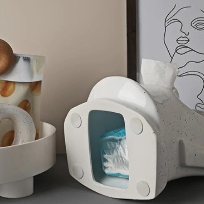 DYDE Ceramic Napkins Holder