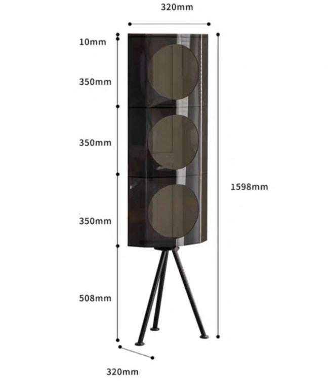 DYLAN Modern Acrylic Bookshelf