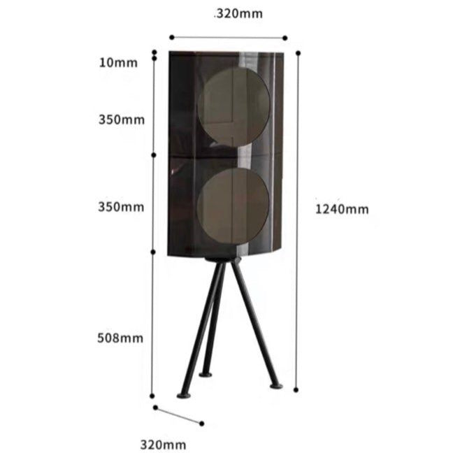 DYLAN Modern Acrylic Bookshelf