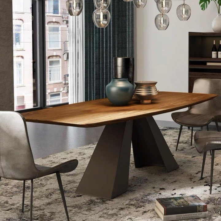 FRAZIER Walnut Wood Dining Table