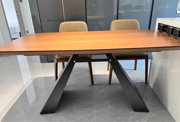 FRAZIER Walnut Wood Dining Table