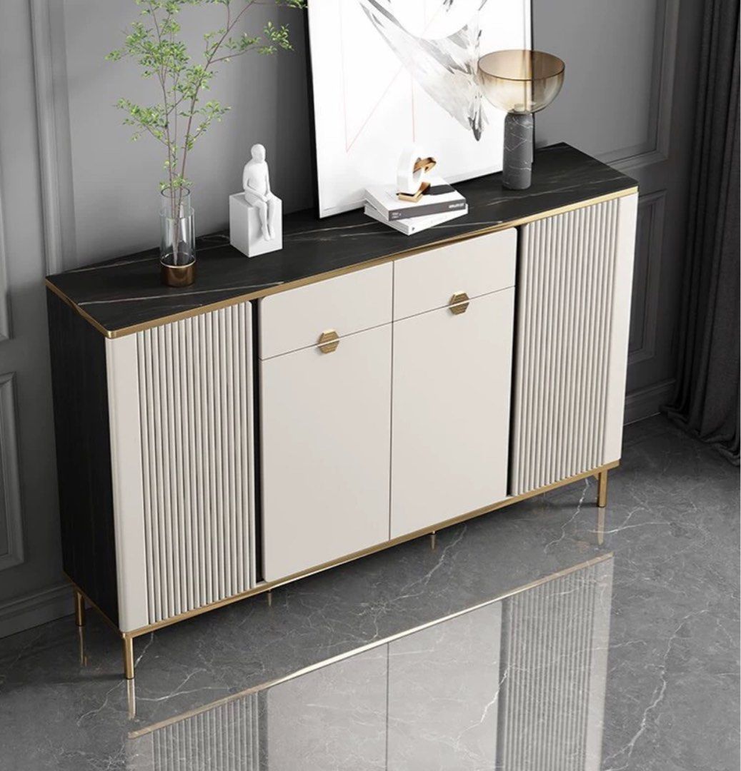 EFFEL Modern Sintered Stone Shoe Cabinet