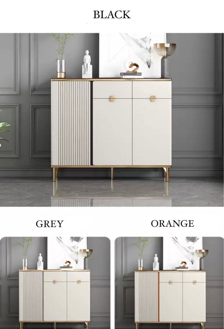 EFFEL Modern Sintered Stone Shoe Cabinet