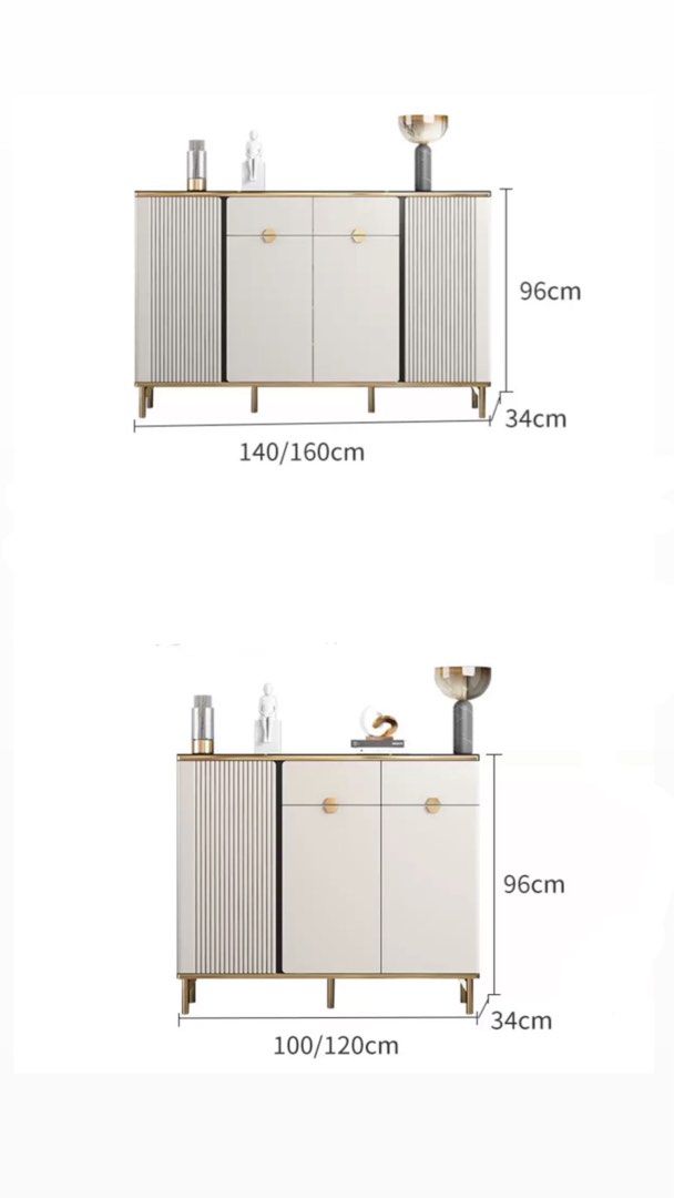 EFFEL Modern Sintered Stone Shoe Cabinet