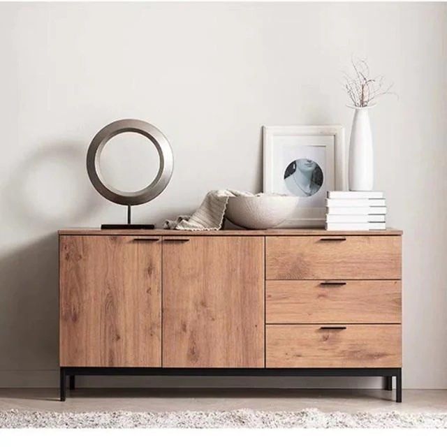 AUSTEN Industrial Solid Wood Sideboard