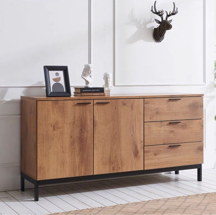 AUSTEN Industrial Solid Wood Sideboard