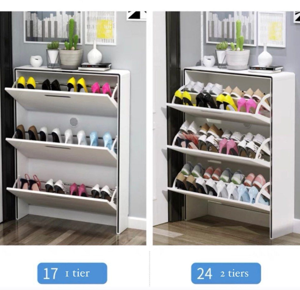ELERIE Ultra Slim Shoe Cabinet