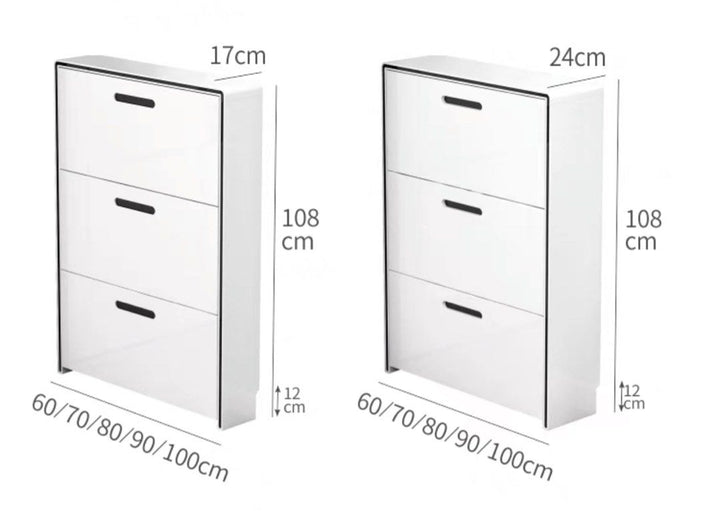 ELERIE Ultra Slim Shoe Cabinet