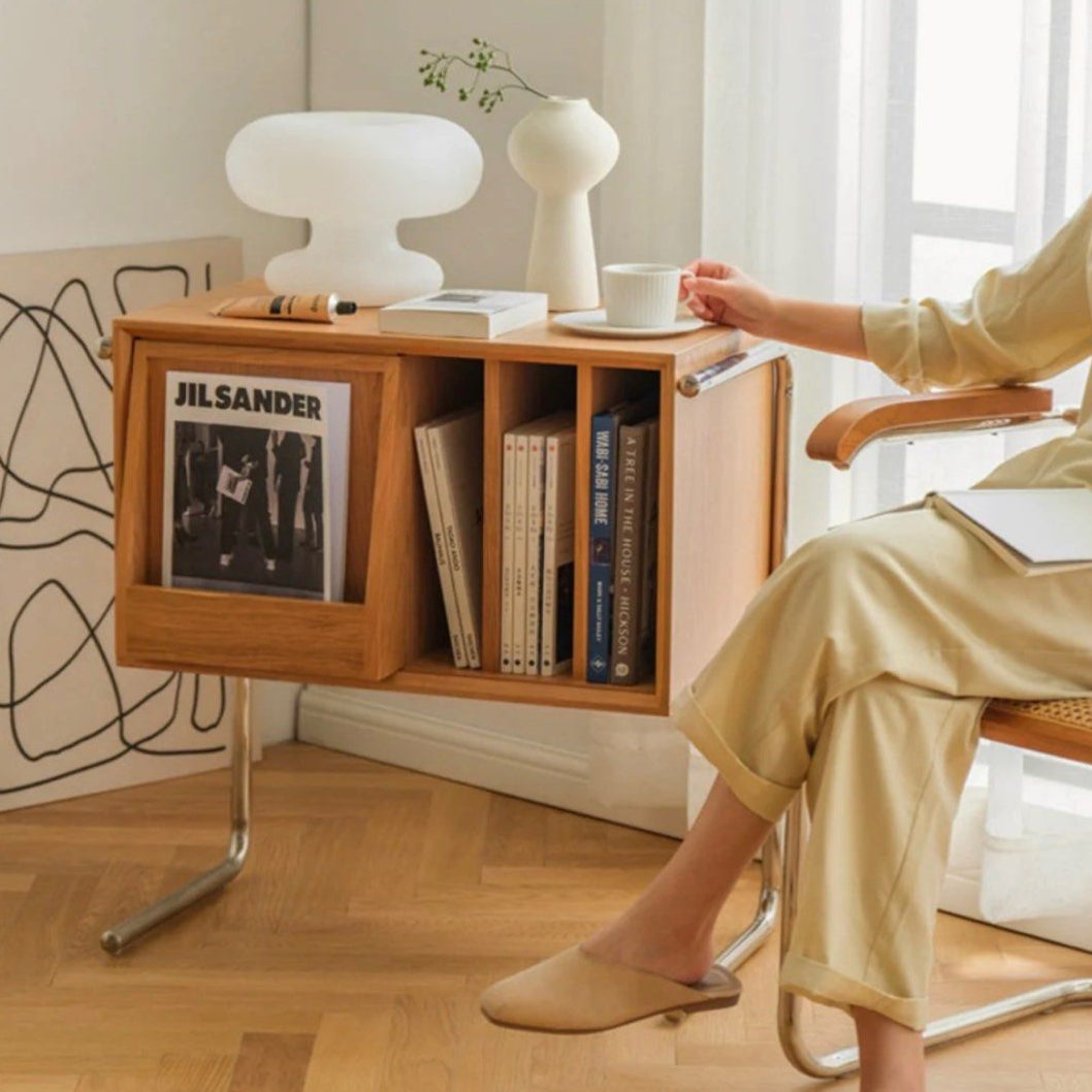 ELODIE Solid Cherrywood Side Table