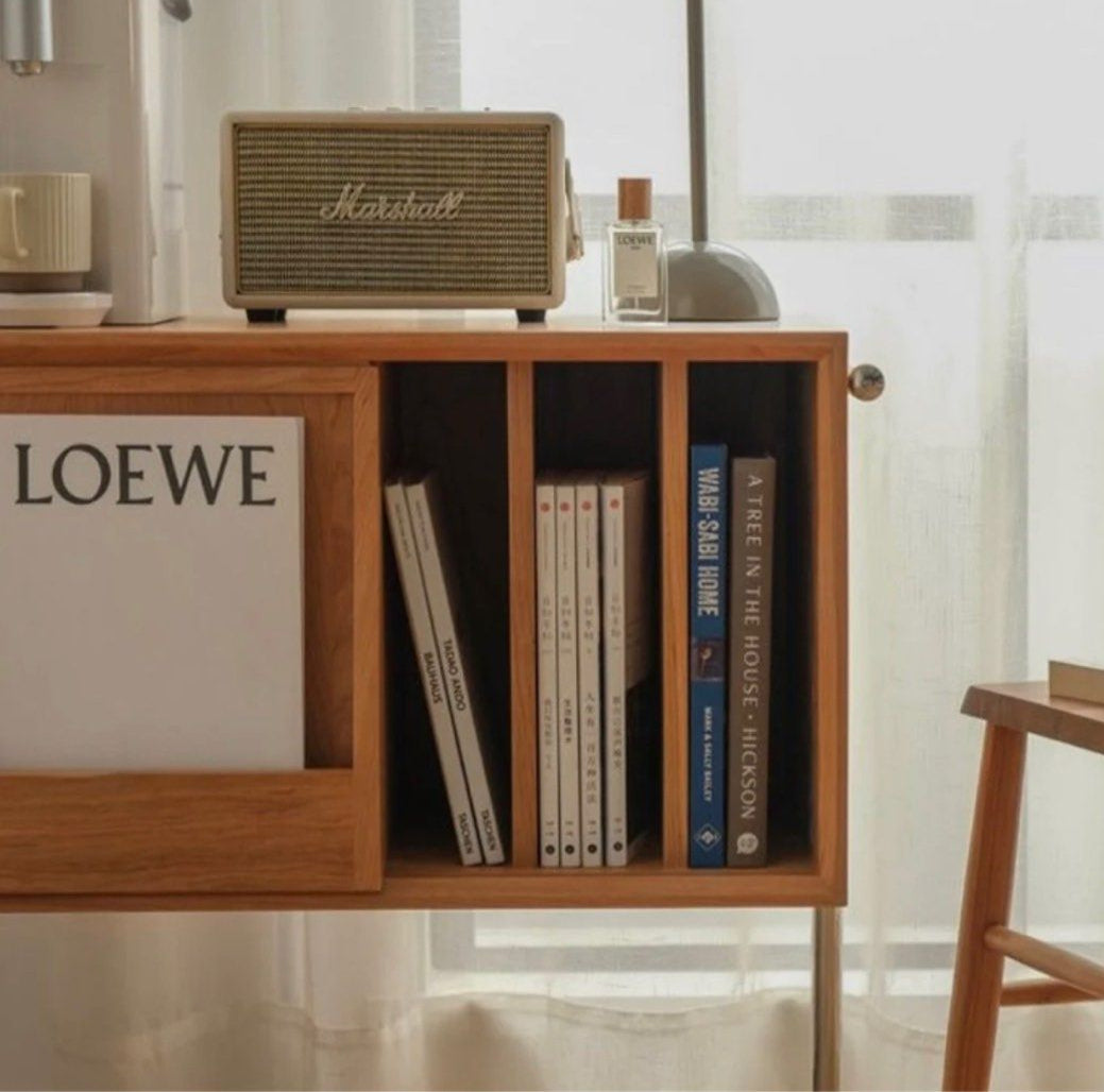 ELODIE Solid Cherrywood Side Table