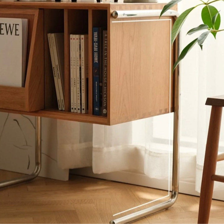 ELODIE Solid Cherrywood Side Table
