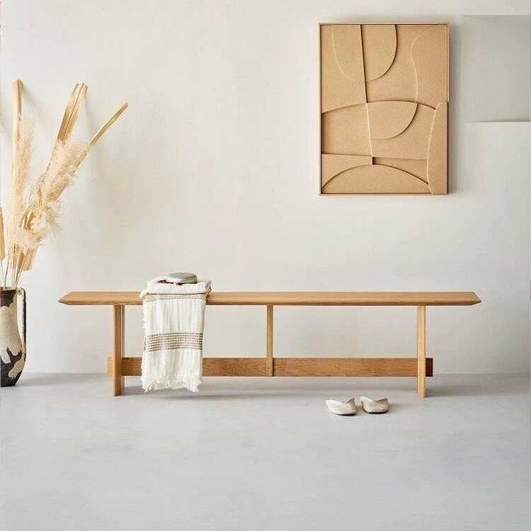 ENOCH Modern Solid Wood Bench