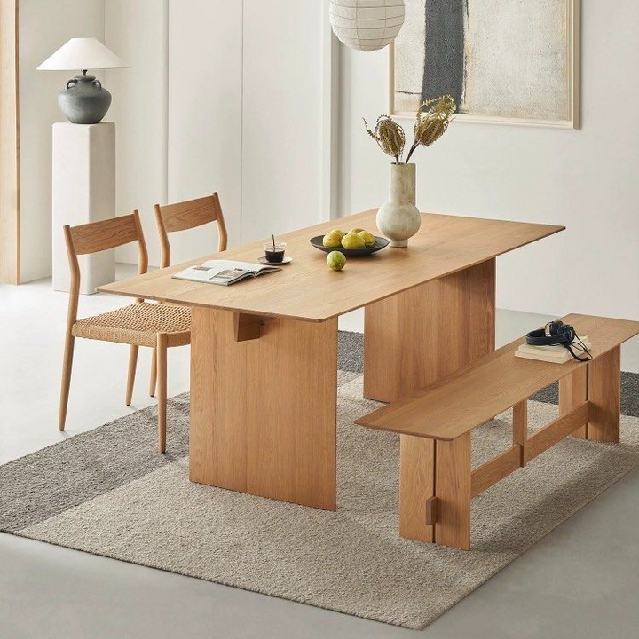 ENOCH Modern Solid Wood Bench