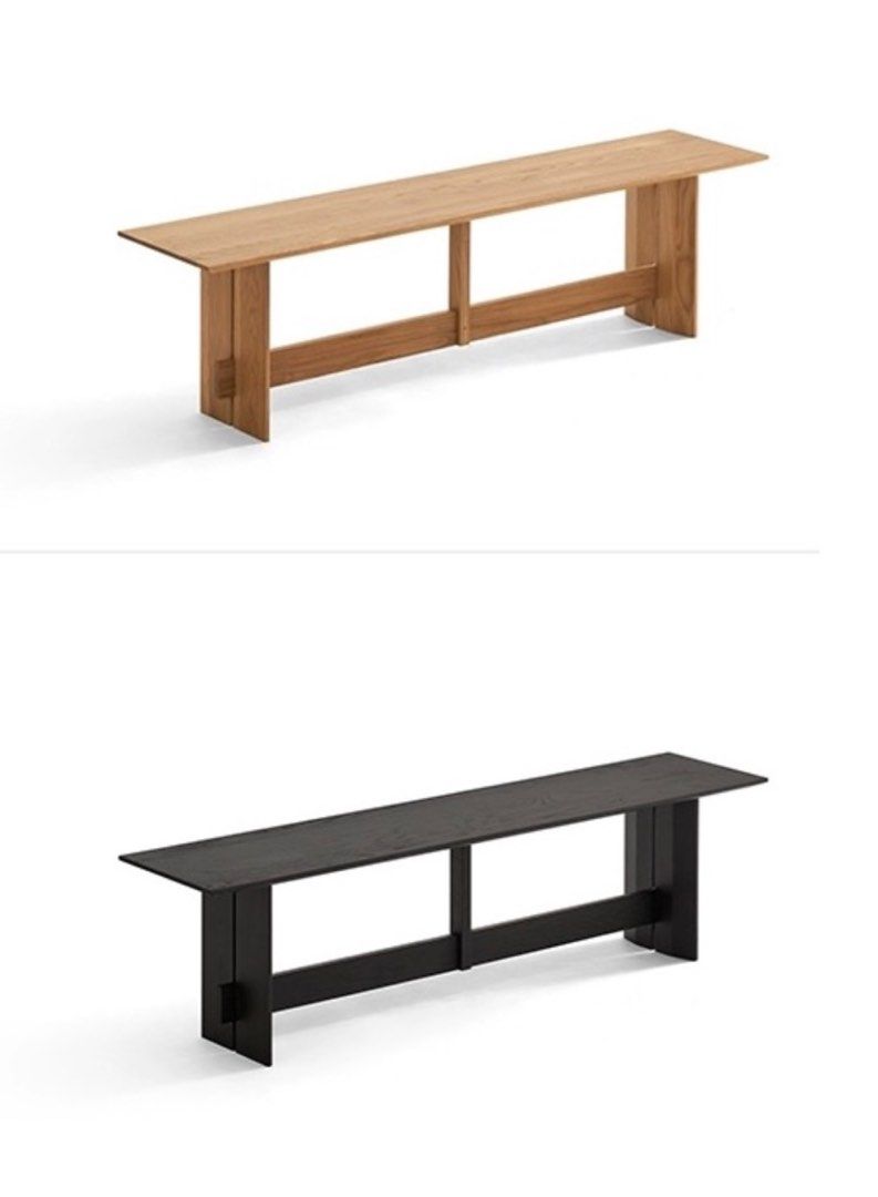 ENOCH Modern Solid Wood Bench