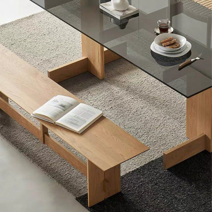ENOCH Modern Solid Wood Bench