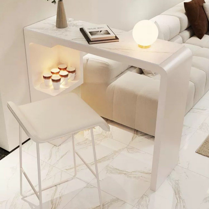 EMBER Modern Bar Table With Storage