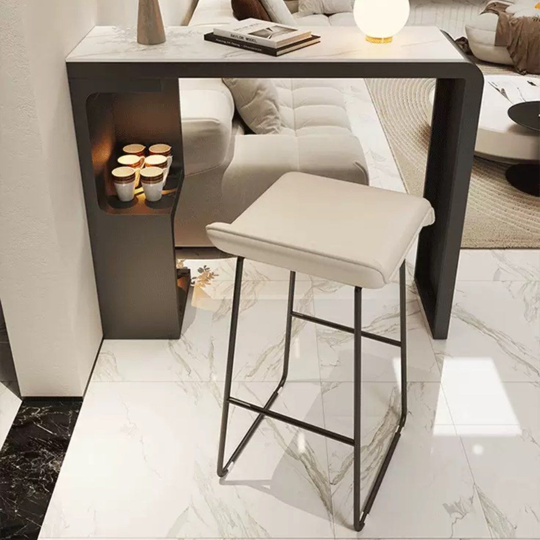 EMBER Modern Bar Table With Storage