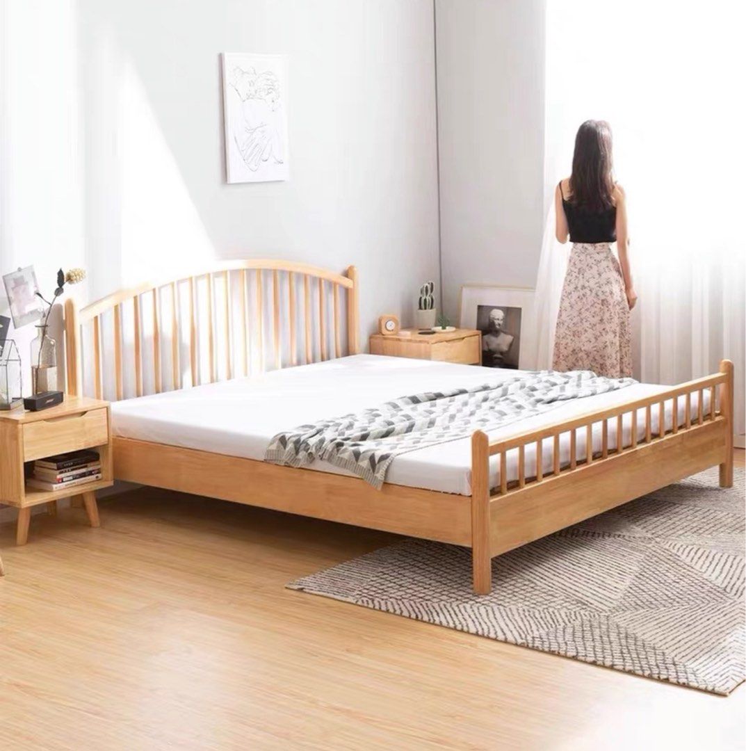 ERADOR Japandi Solid Wood Bedframe