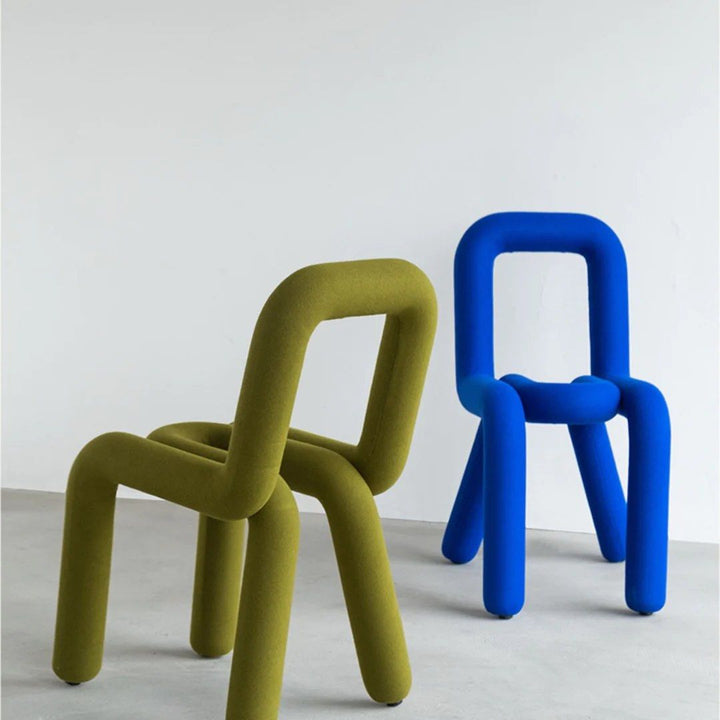 EUPHORIA Designer Armless Dining Chair (Set of 2)