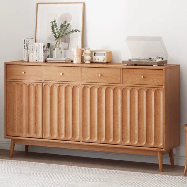 EURON Japandi Solid Wood Shoe Cabinet