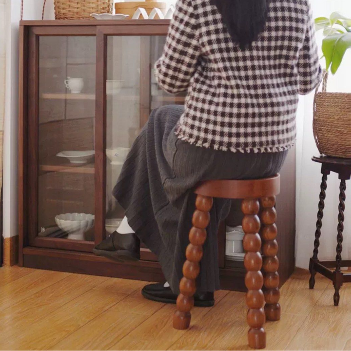 ROBB Japandi Solid Wood Stool