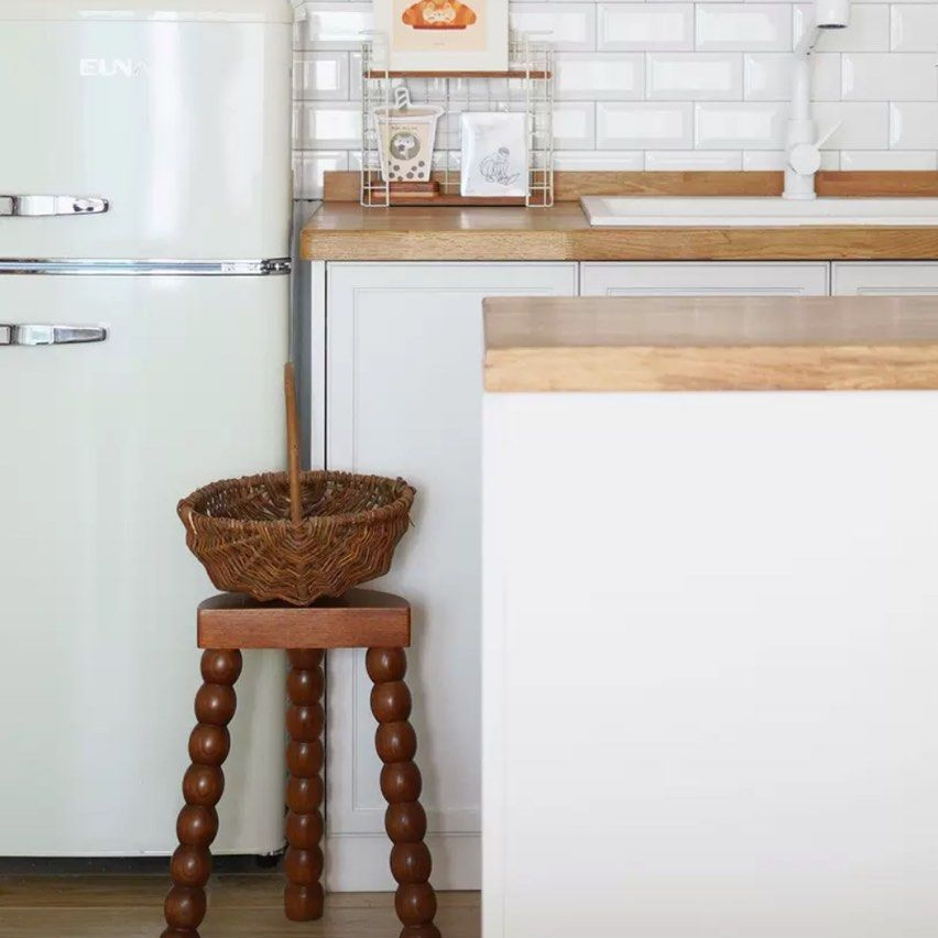 ROBB Japandi Solid Wood Stool