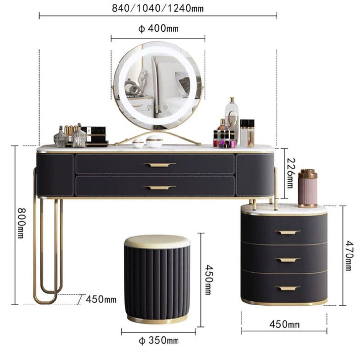 EVELYN Modern Vanity Table Set