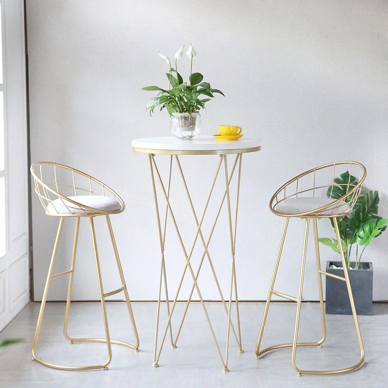 EVELYN Metal Bar Stool (Set of 2)