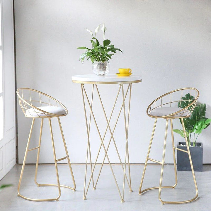 EVELYN Metal Bar Stool (Set of 2)