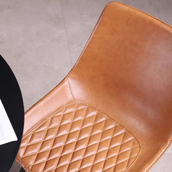 MAREK Leather Dining Chair (set of 2) - Radical Homes Singapore