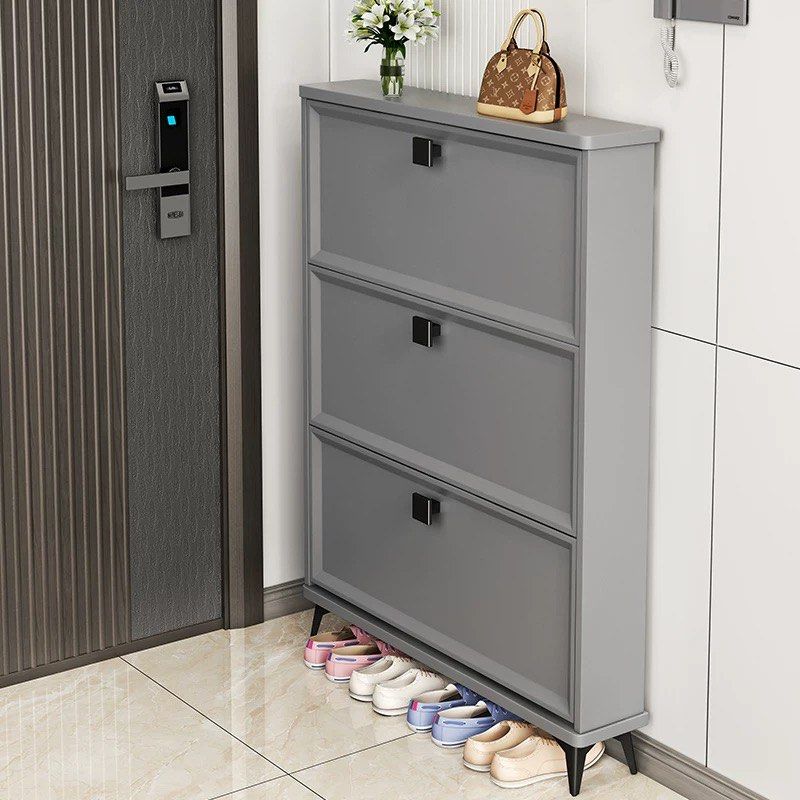EVORA Modern Ultra Slim Shoe Cabinet