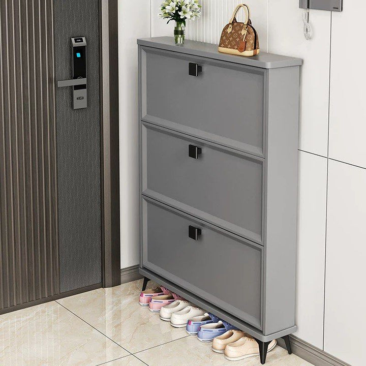 EVORA Modern Ultra Slim Shoe Cabinet