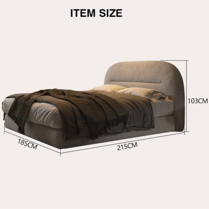 FAITHA Modern Fabric Bedframe