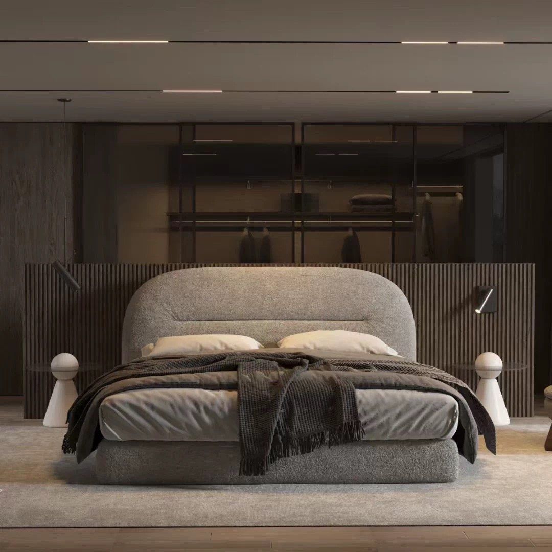 FAITHA Modern Fabric Bedframe