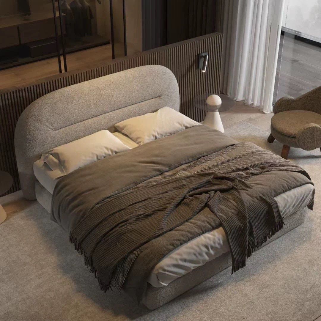 FAITHA Modern Fabric Bedframe